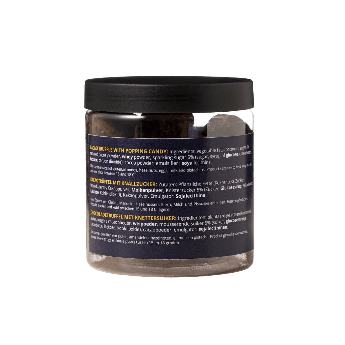 Popping Candy - New year chocolate truffles - Gifting jar 130g
