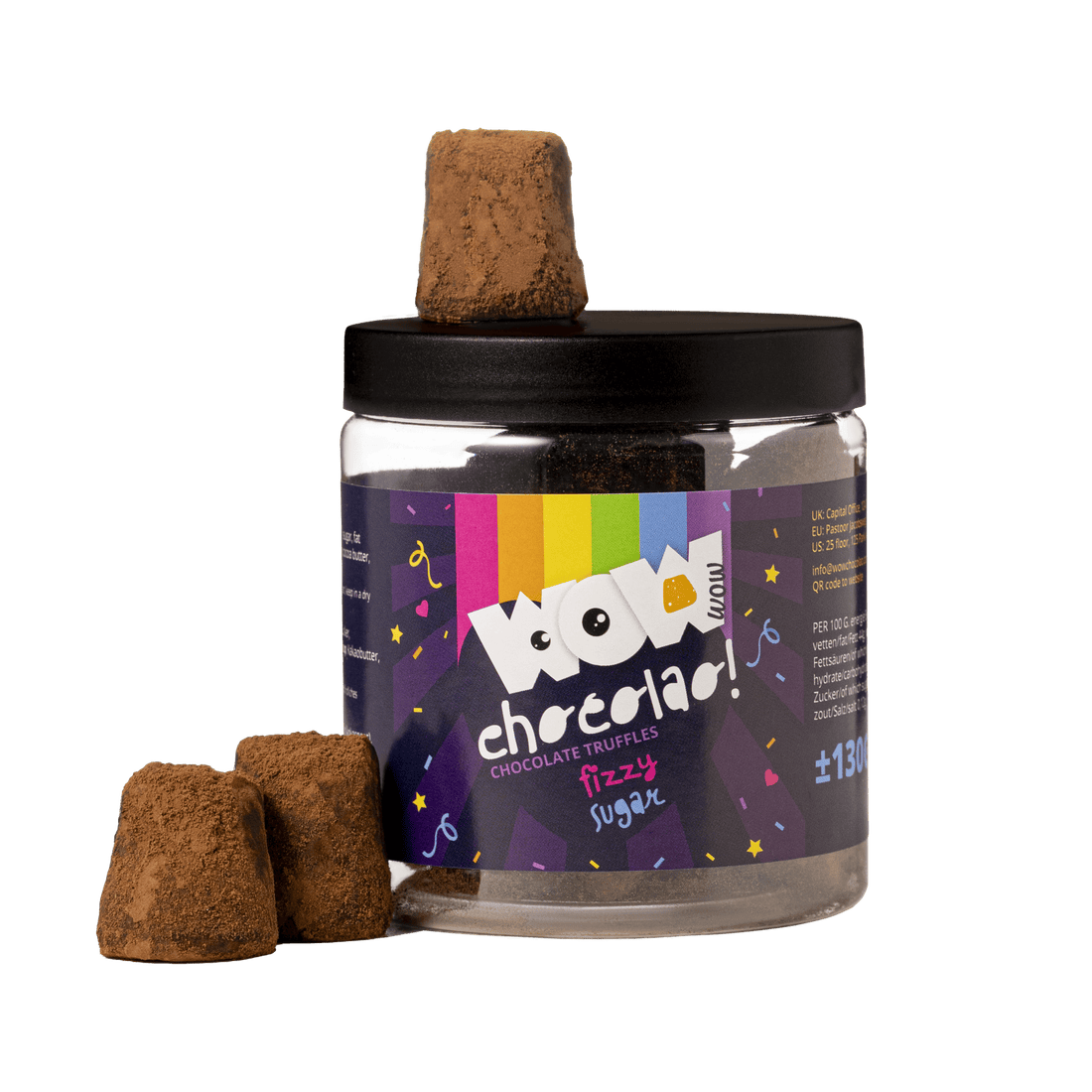 Popping Candy - Pride month chocolate truffles - Gifting jar 130g