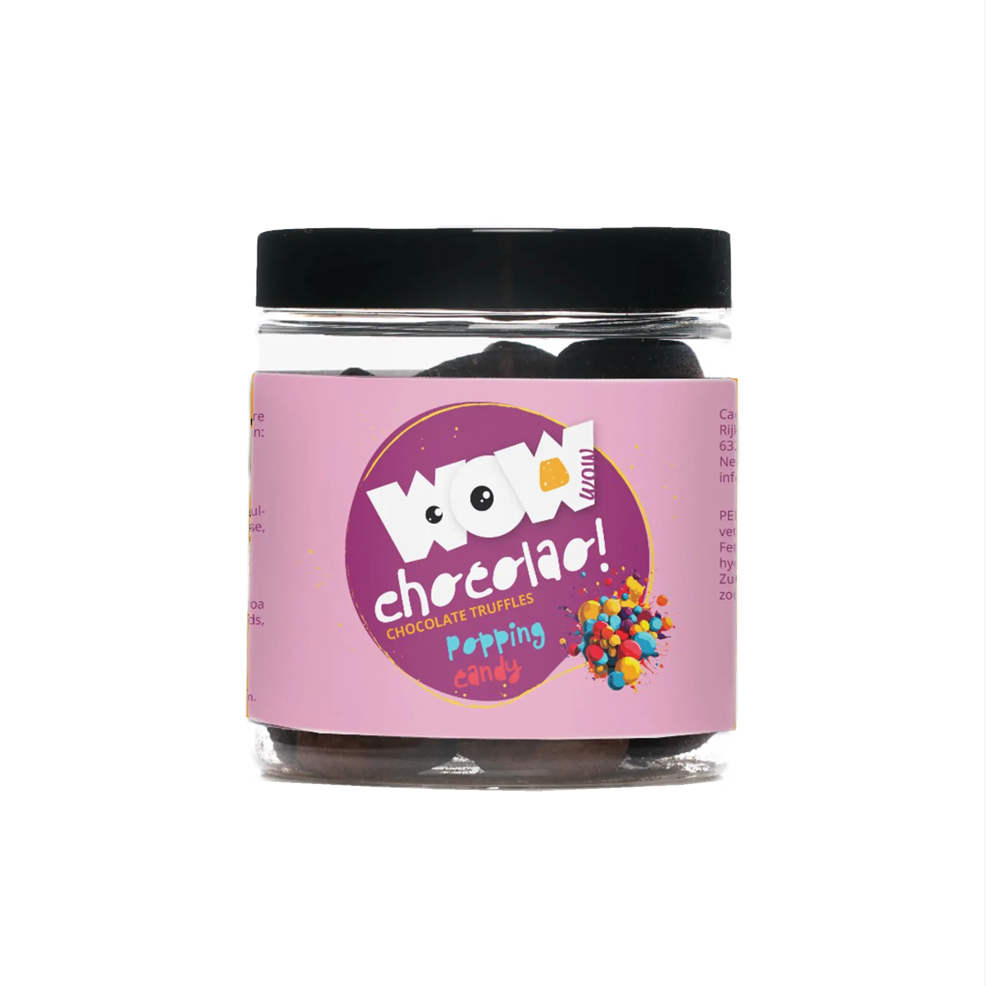 Popping Candy Chocolate Truffles - Kidz edition - Gifting jar 130g - Goat Corp