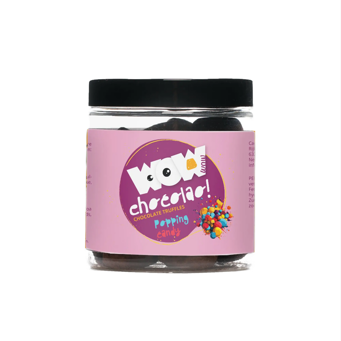 Popping Candy Chocolate Truffles - Kidz edition - Gifting jar 130g - Goat Corp