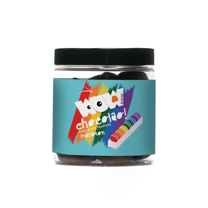 Macaron Pride month Chocolate Truffles - 130g Gifting jar - Goat Corp