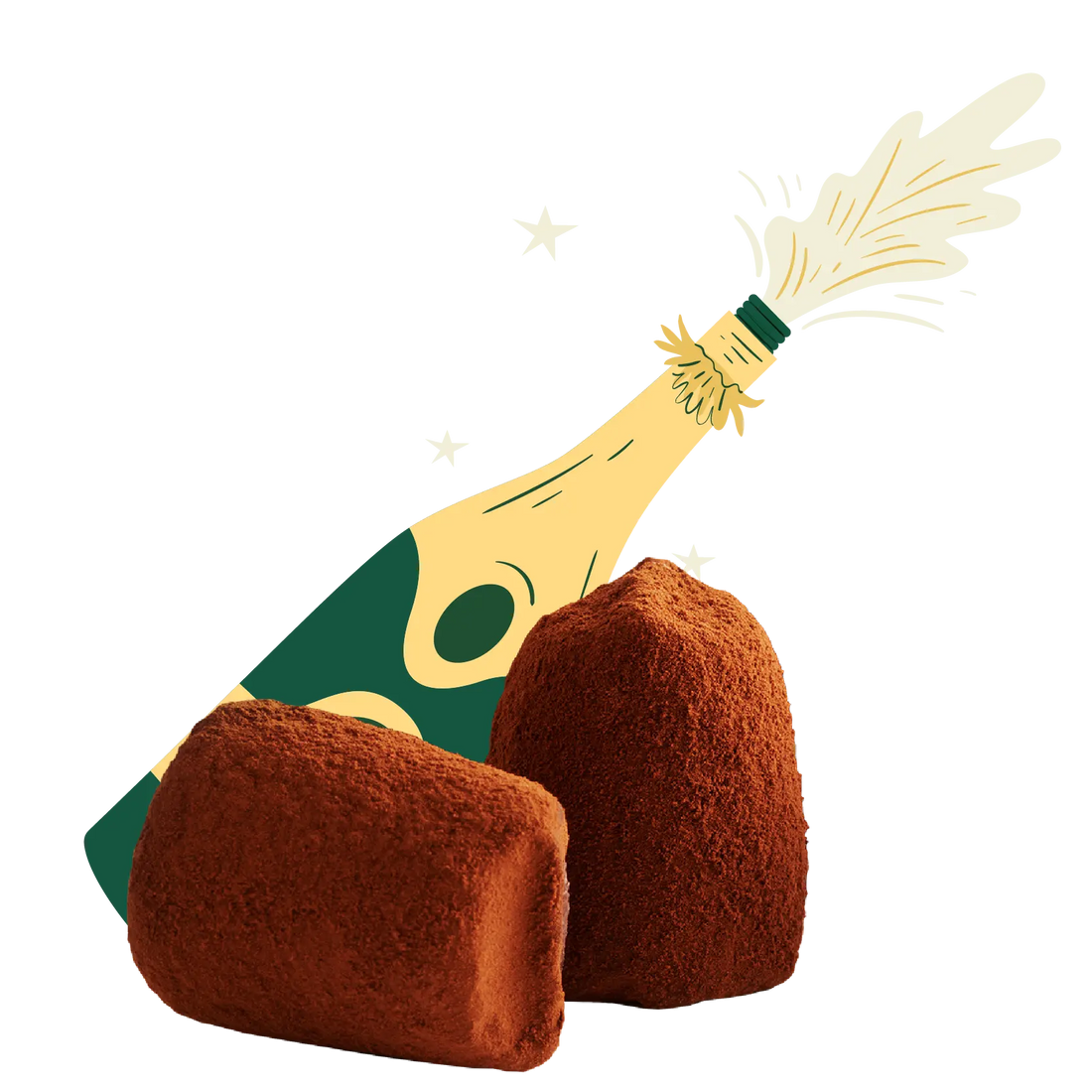 Champagne Chocolate Truffles - Bulk - Goat Corp