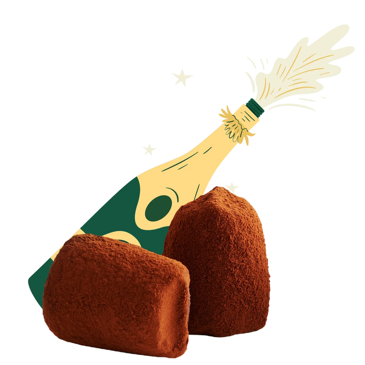 Champagne Chocolate Truffles - Bulk - Goat Corp