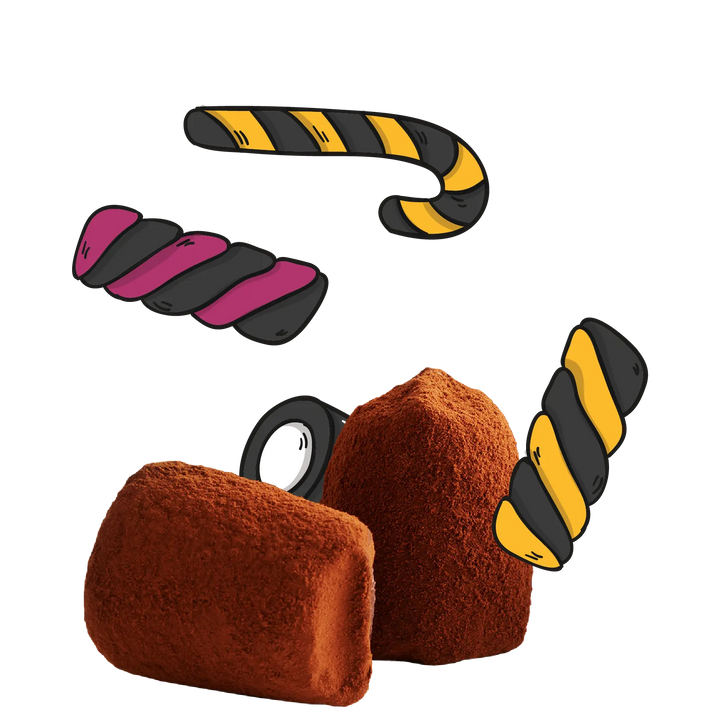 Liquorice chocolate truffle - Bulk - Goat Corp