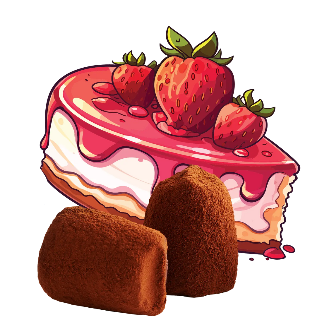 Red Fruits Pie Chocolate Truffles - Bulk - Goat Corp