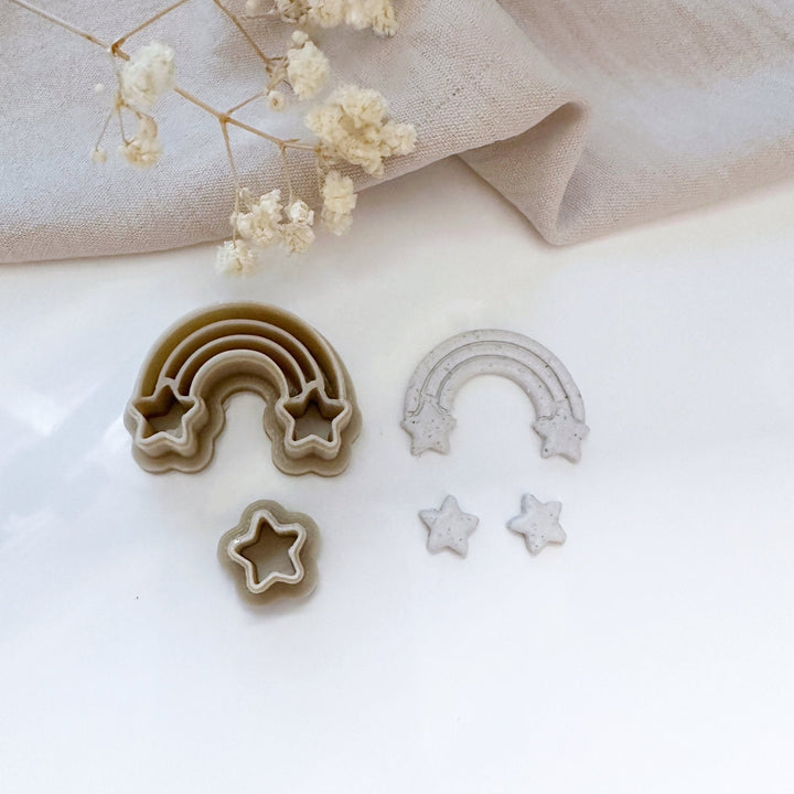 Rainbow and stars cutter set - Goat Corp