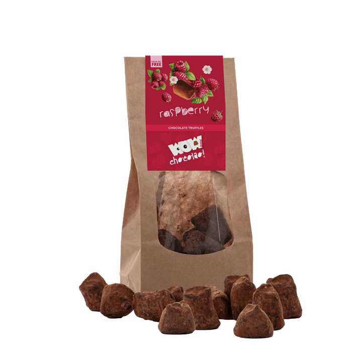 Raspberry Chocolate Truffles - Biodegradable bag 130g