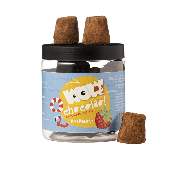 Raspberry Summer Truffles Gift Jar 130g | Fruity Summer Chocolate