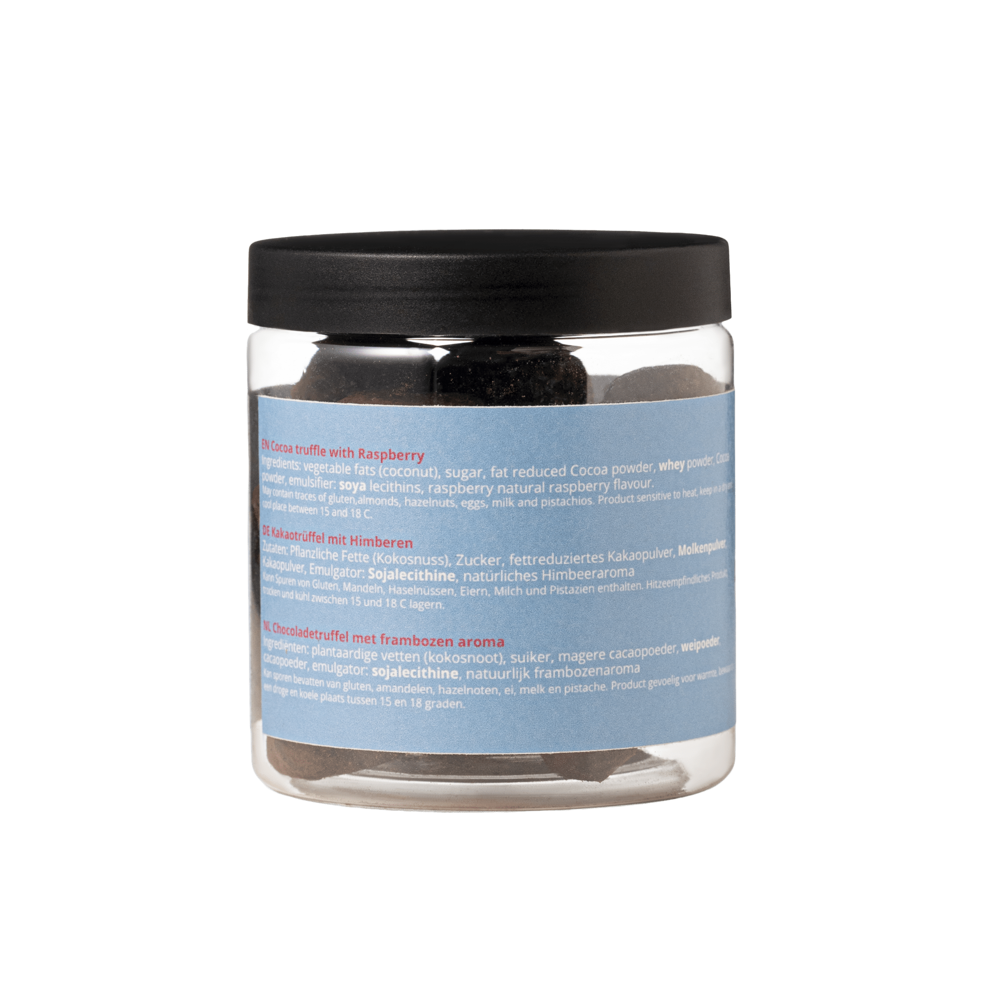 Raspberry Summer Truffles Gift Jar 130g | Fruity Summer Chocolate