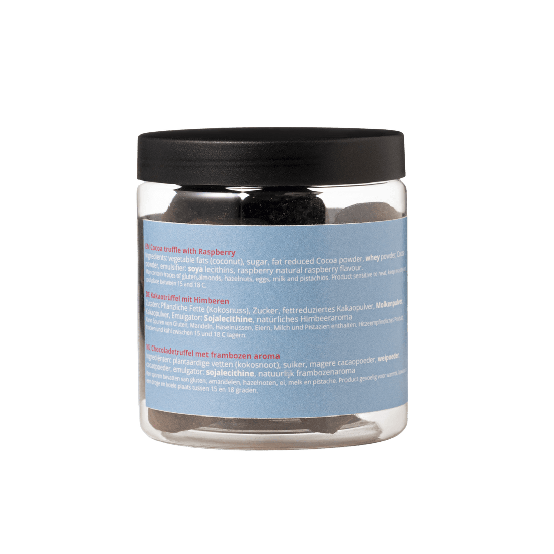 Raspberry Summer Truffles Gift Jar 130g | Fruity Summer Chocolate