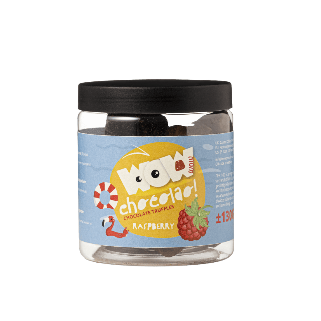 Raspberry Summer Truffles Gift Jar 130g | Fruity Summer Chocolate