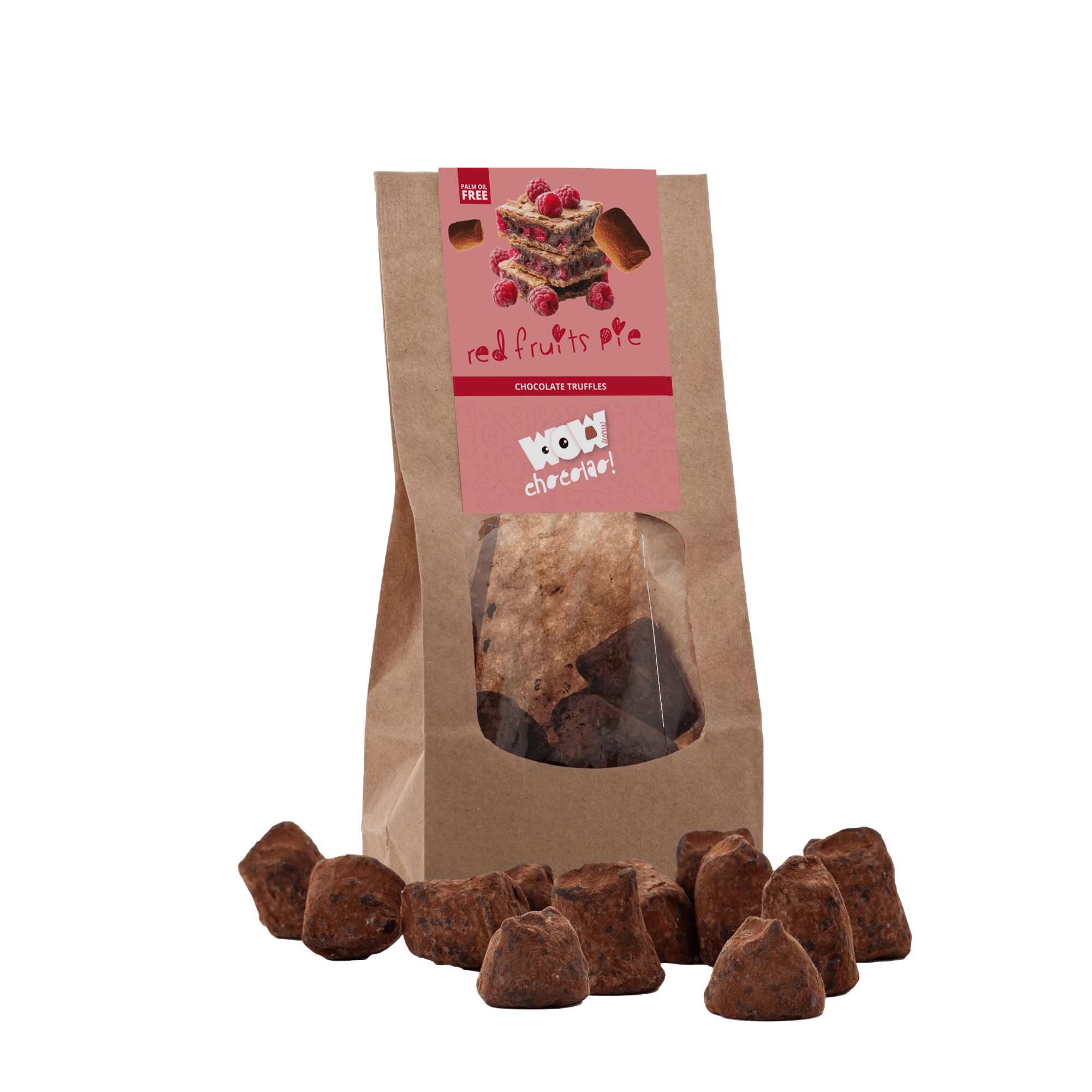 Red Fruit Pie Chocolate Truffles - Biodegradable bag 130g