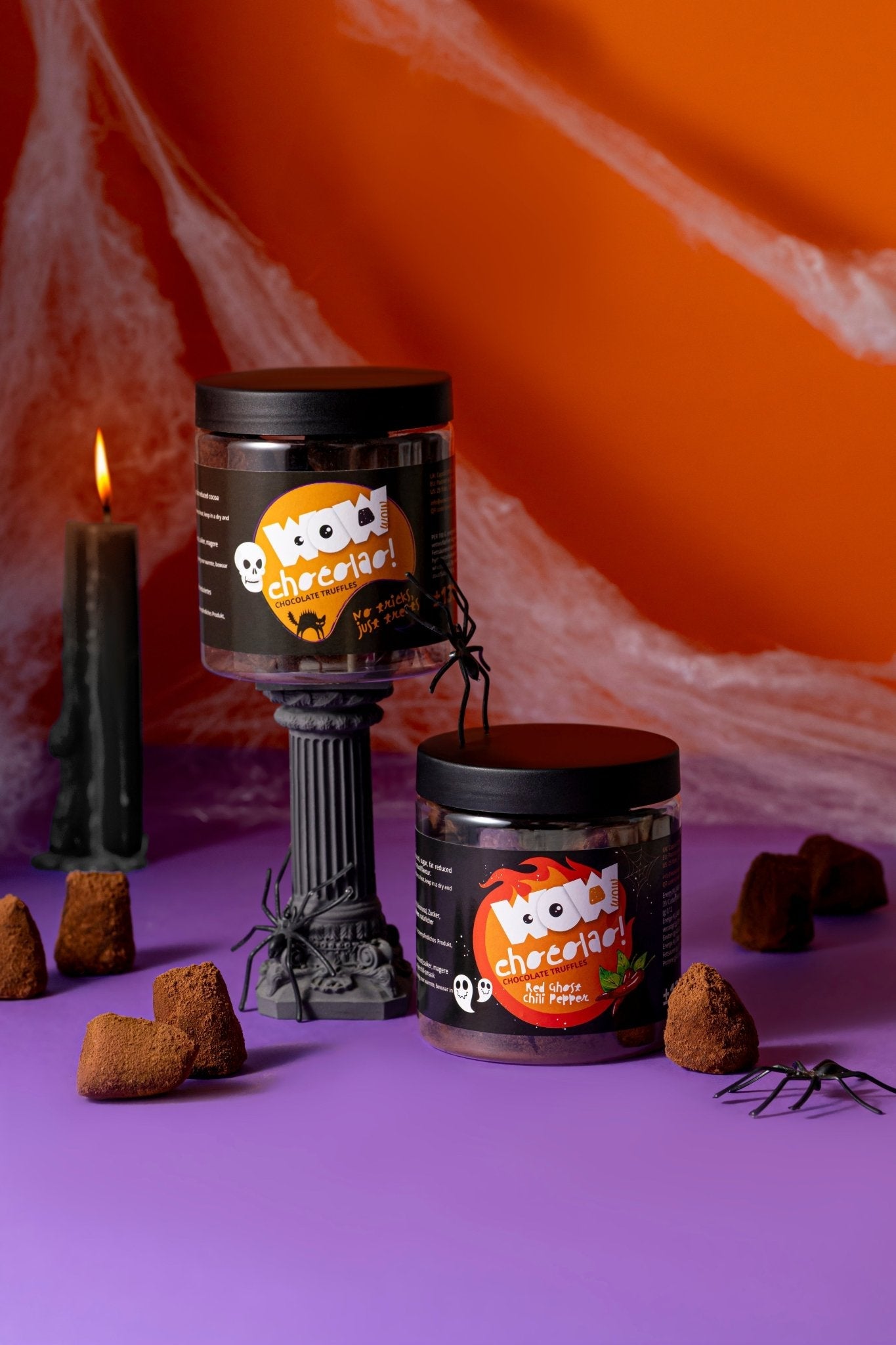 No Tricks Just Treats Truffles Gift Jar 130g | Halloween Chocolate