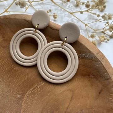 Retro Circles Oorbellen