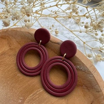 Retro Circles Oorbellen