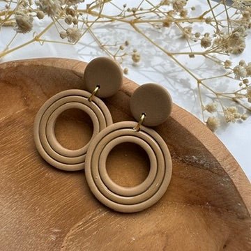 Retro Circles Oorbellen