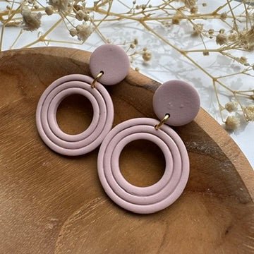 Retro Circles Oorbellen