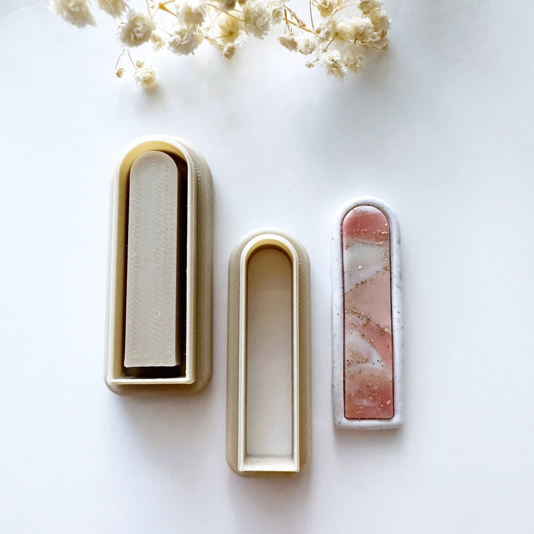 Rounded rectangle inlay cutter set - Goat Corp