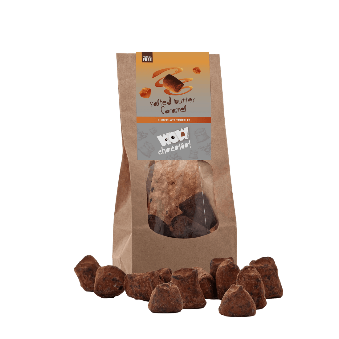 Salted Caramel Chocolate Truffles - Biodegradable bags 130g