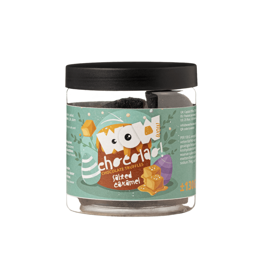 Salted Caramel chocolate truffles - Easter Gifting jar 130g