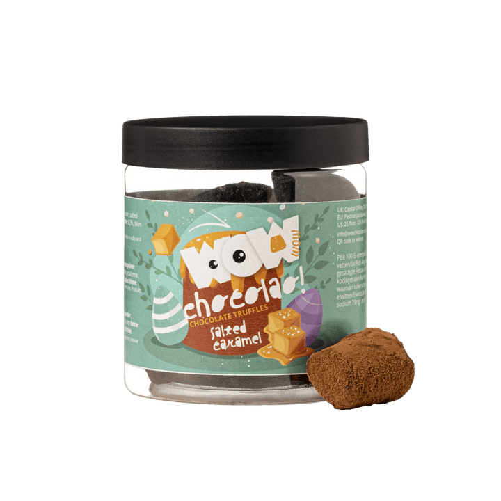Salted Caramel chocolate truffles - Easter Gifting jar 130g