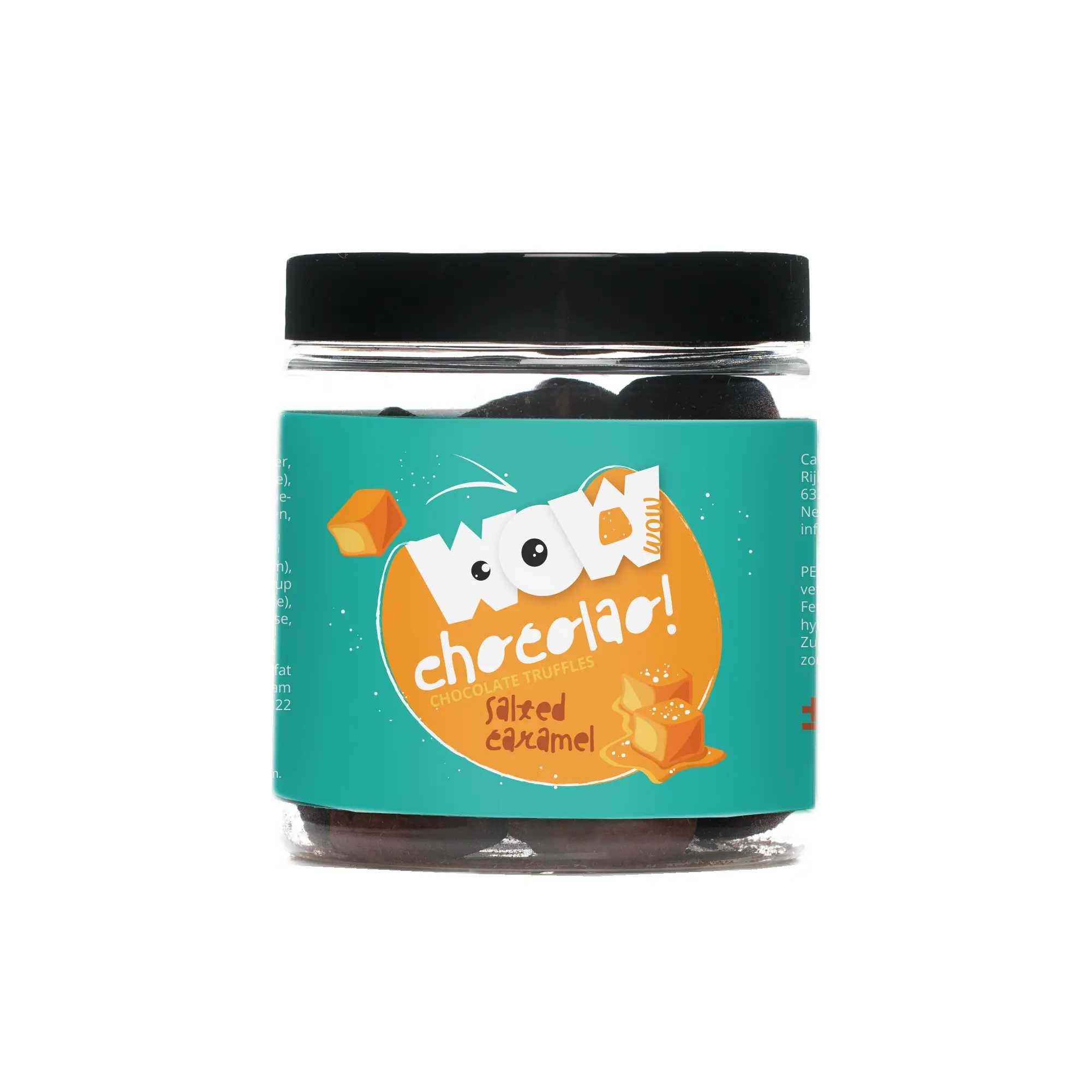 Salted Caramel chocolate truffles - Gifting jar 130g - Goat Corp