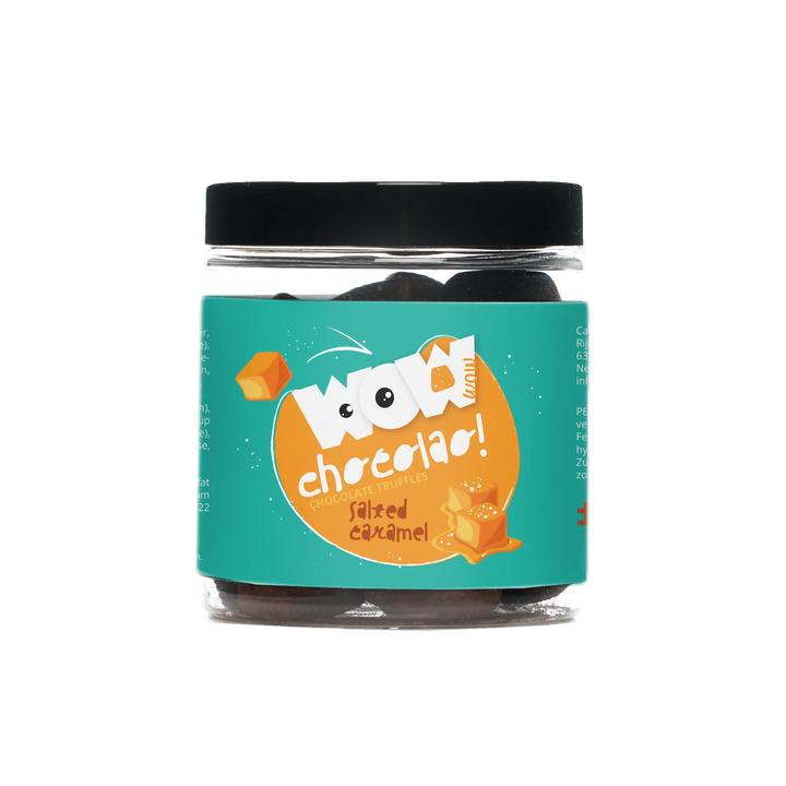 Salted Caramel chocolate truffles - Gifting jar 130g - Goat Corp