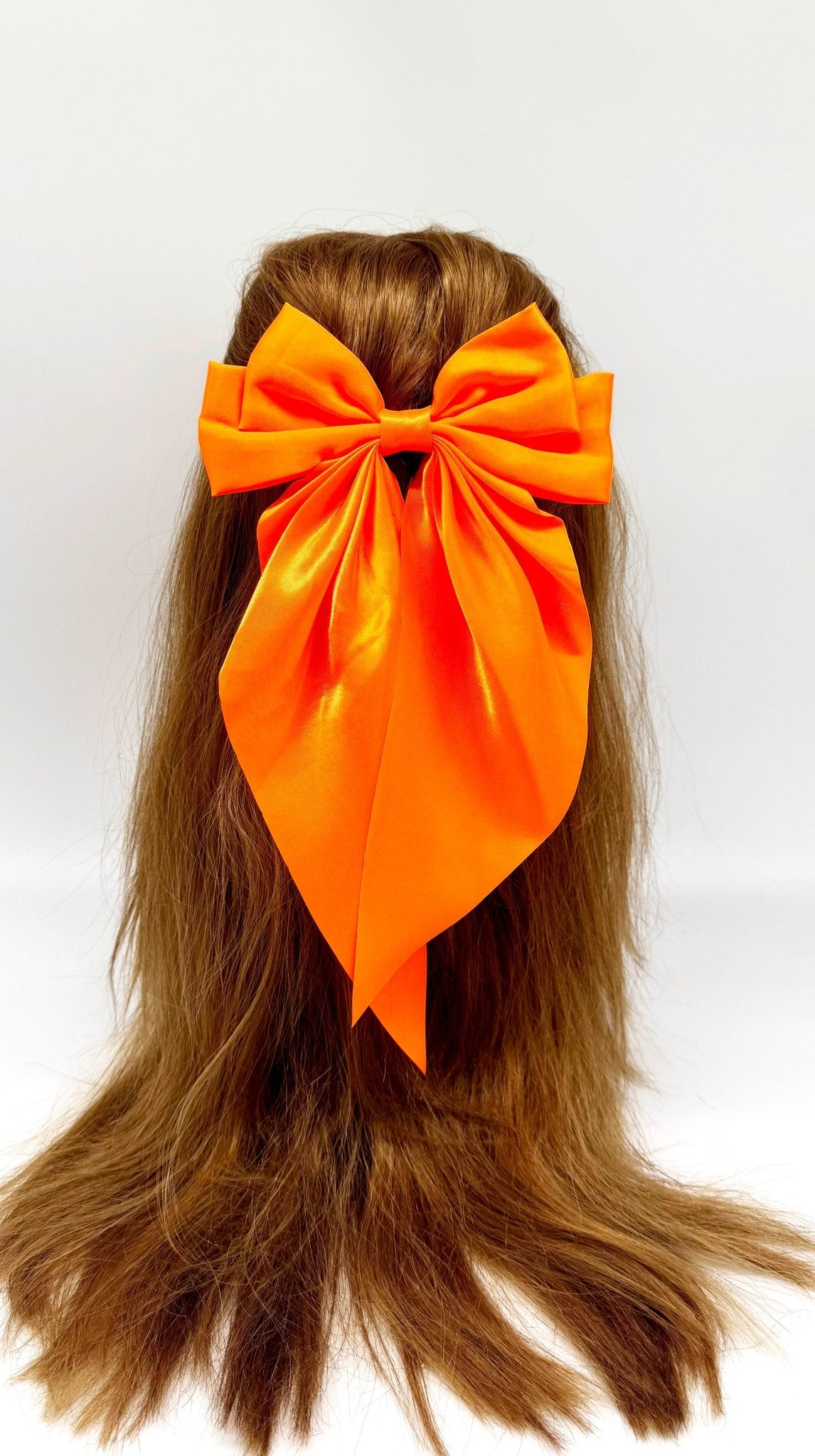 Satijnen Haarstrik Oranje