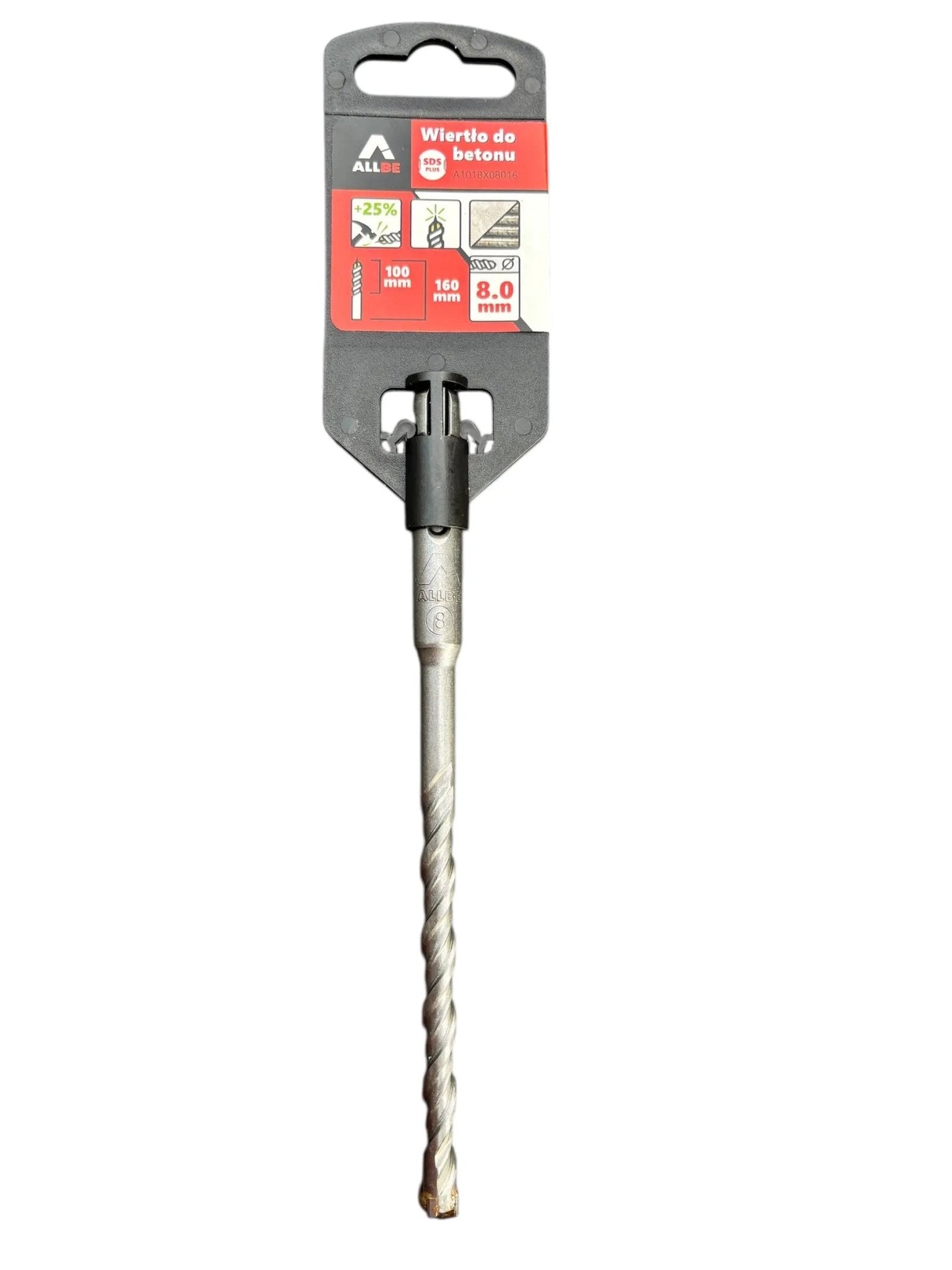 SDS-Plus Hamerboor Beton 8mm – 4-Snijder Kruiskop