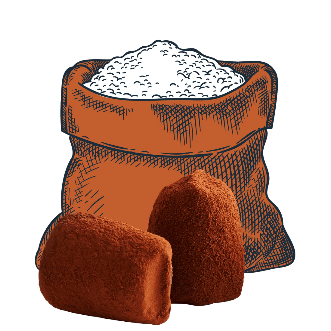 Sea Salt chocolate truffle - bulk