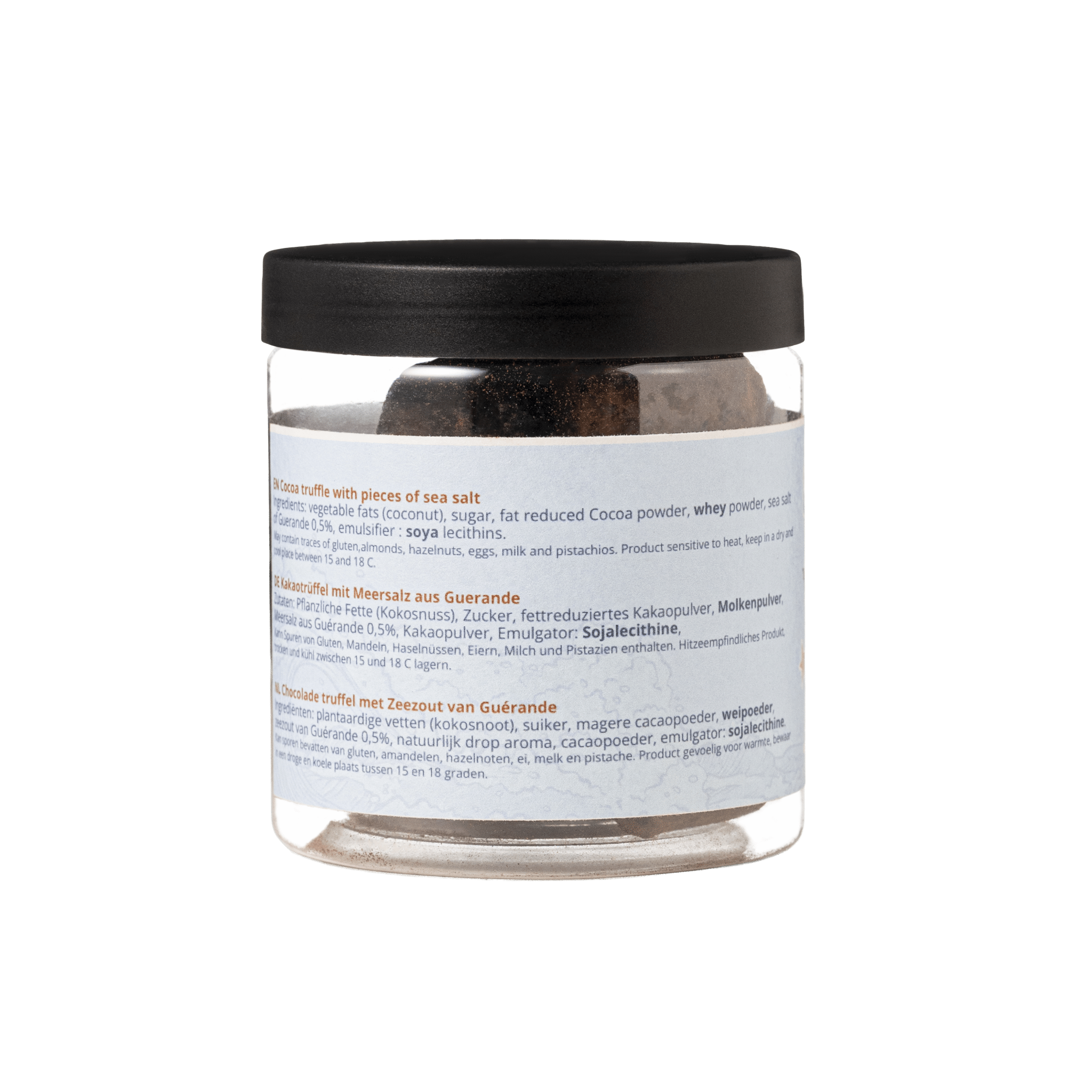 Sea Salt Summer Truffles Gift Jar 130g | Refreshing Chocolate