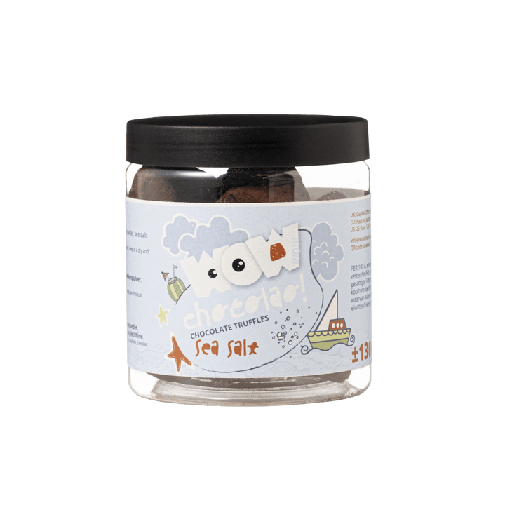 Sea Salt Summer Truffles Gift Jar 130g | Refreshing Chocolate