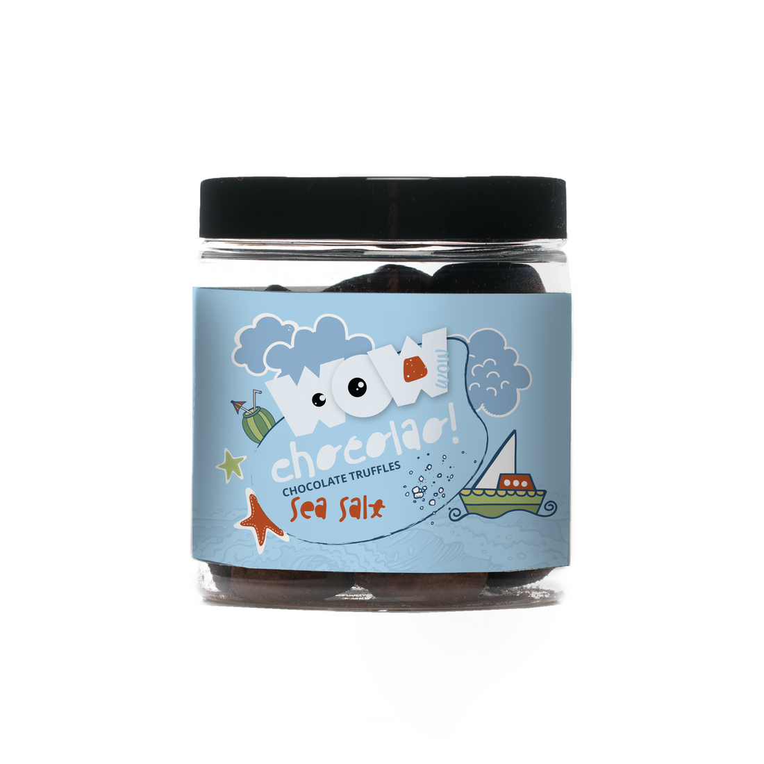 Sea salt Summer edition Chocolate Truffles - 130g Gifting jar - Goat Corp