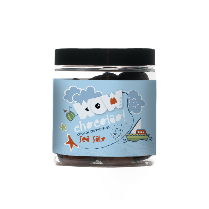 Sea salt Summer edition Chocolate Truffles - 130g Gifting jar - Goat Corp