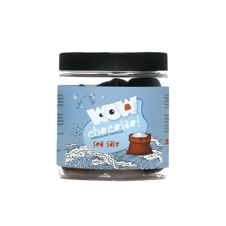 Sea Salt chocolate truffles - 130g Gifting jar - Goat Corp