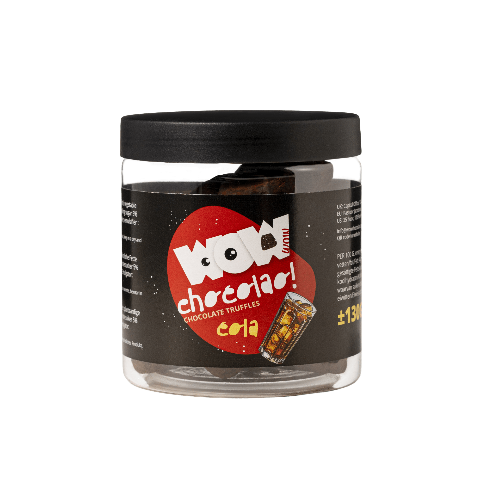 Sparkling Cola Chocolate Truffles Gift Jar 130g | Fizzy Cola Chocolate