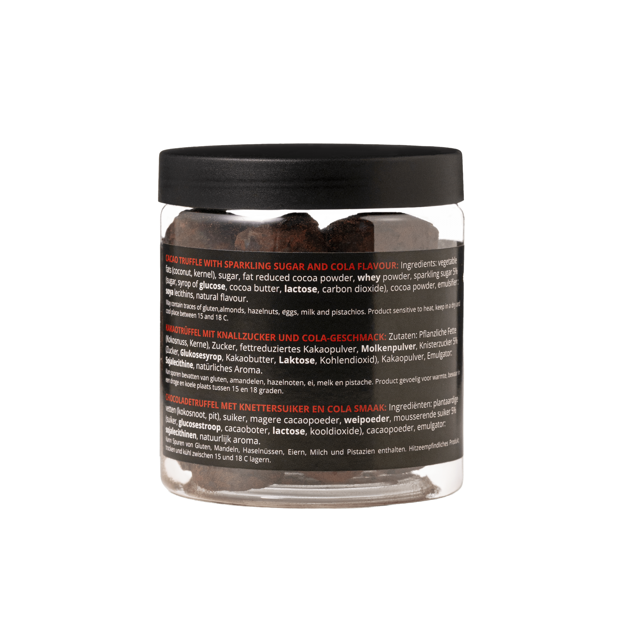 Sparkling Cola Chocolate Truffles Gift Jar 130g | Fizzy Cola Chocolate