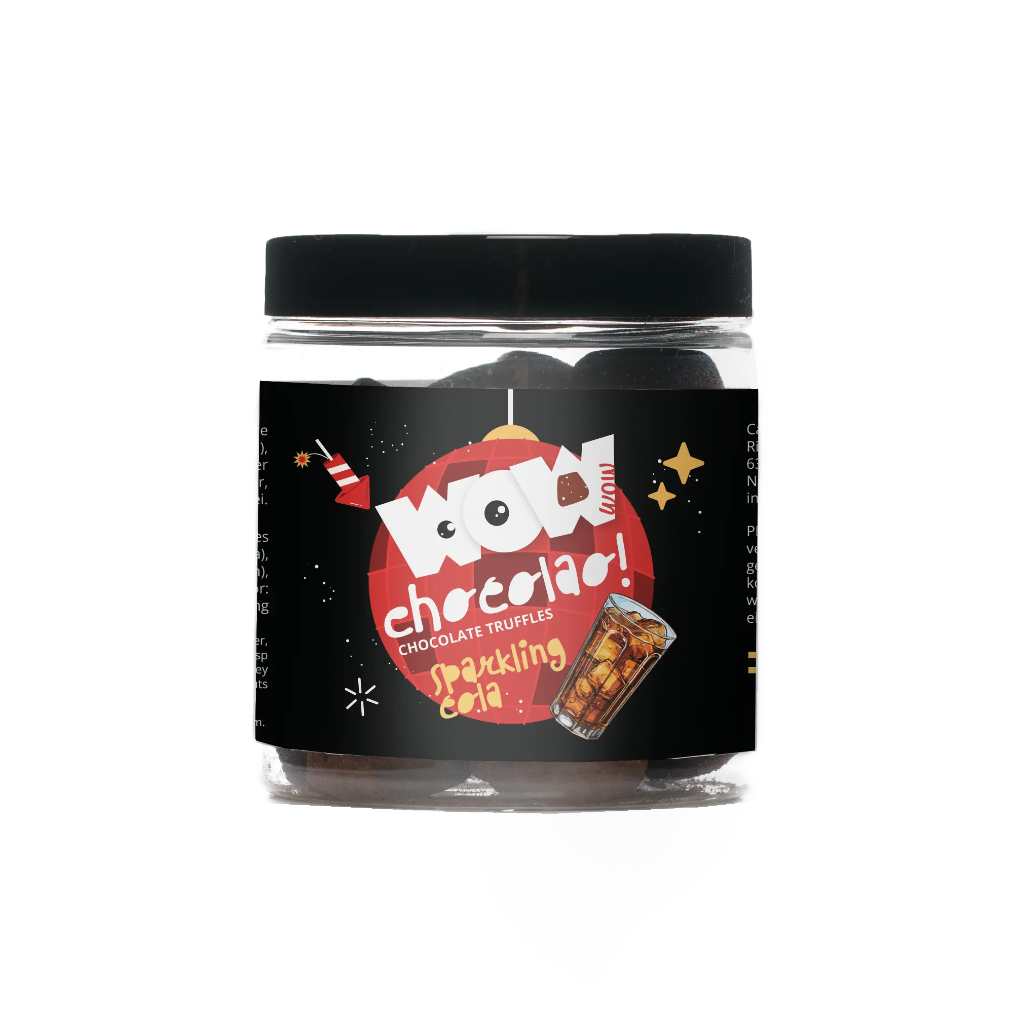 Sparkling cola chocolate truffles - Gifting jar 130g - Goat Corp