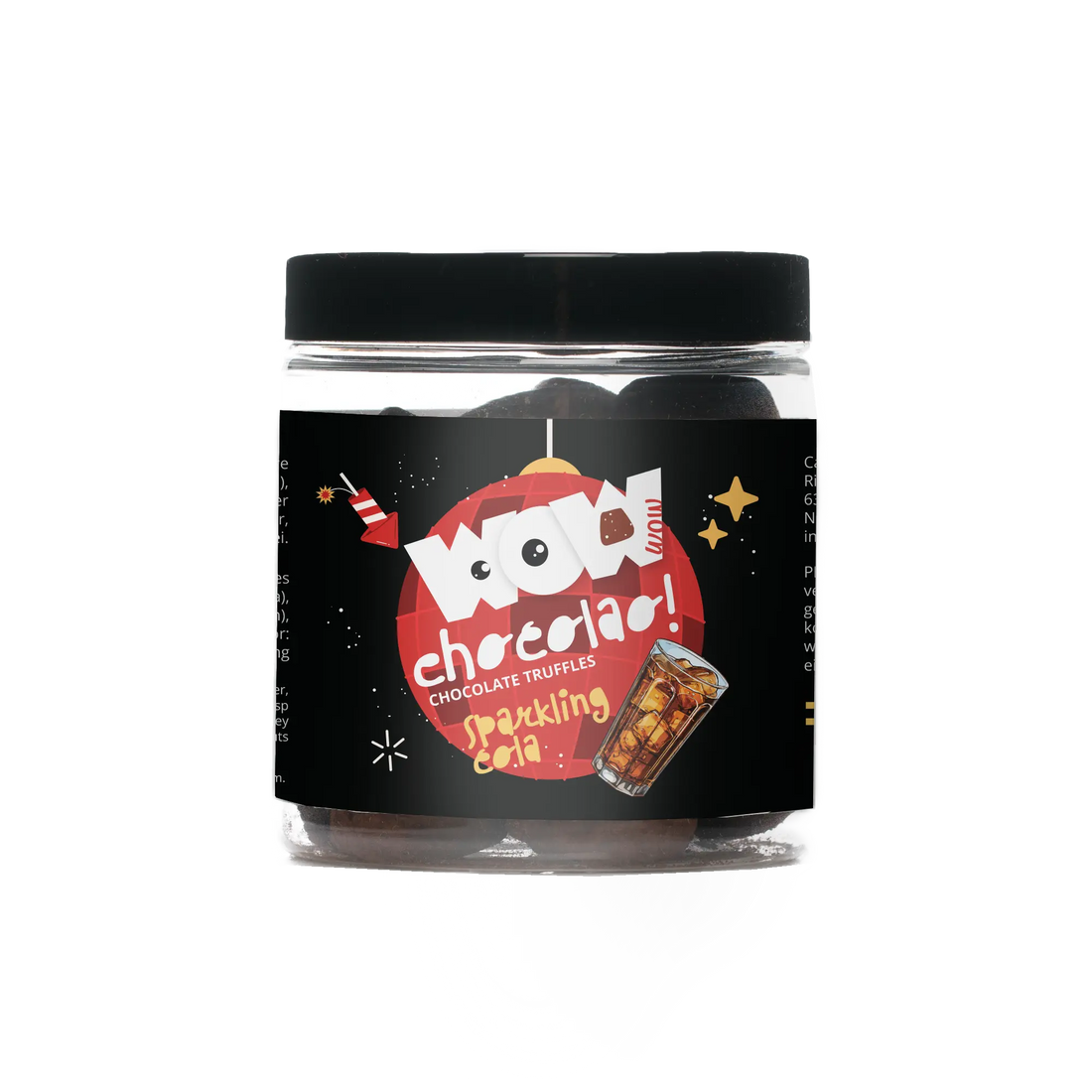 Sparkling cola chocolate truffles - Gifting jar 130g - Goat Corp