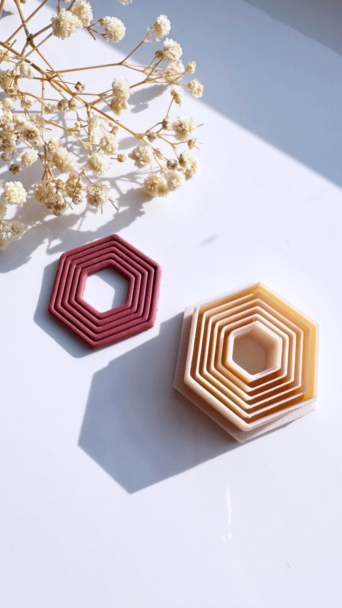 Striped hexagon cutter - Goat Corp