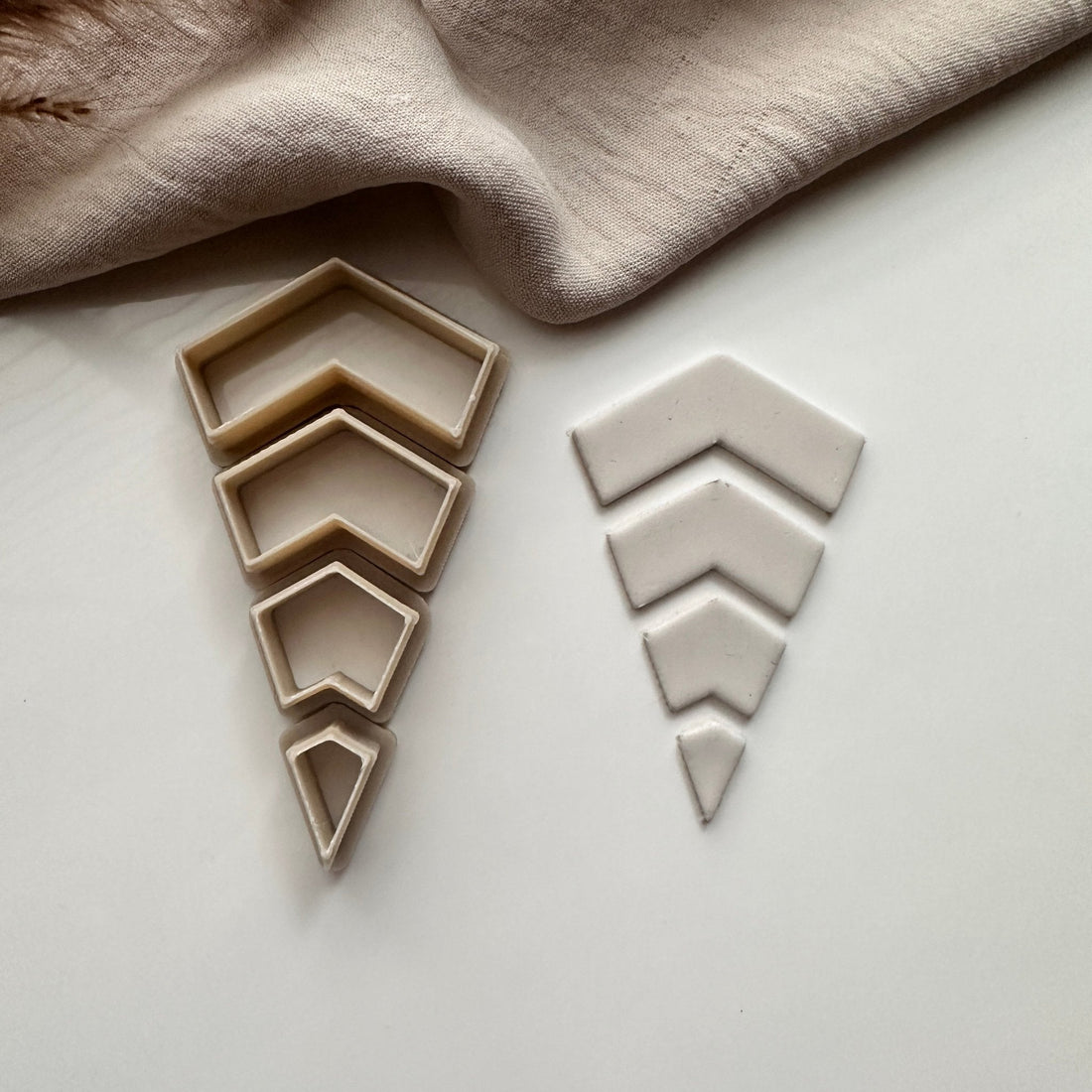 Tapered chevron cutter set - Goat Corp