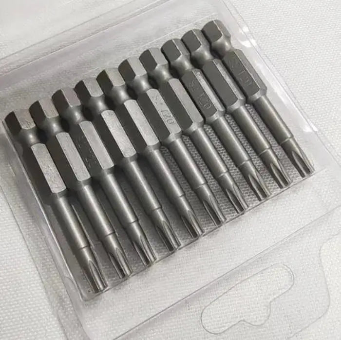 Top-Tools TORX T10 Bit Set – 10-Delig Duurzaam Gereedschap