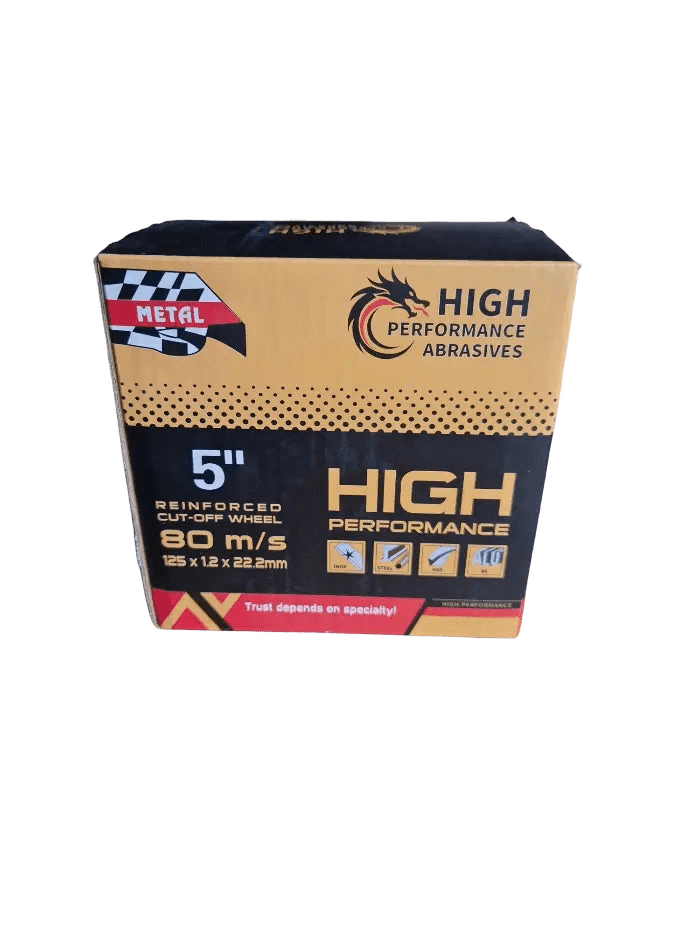 Top-Tools.nl Metaal Slijpschijven 125x1.0mm – 50 Stuks voor Staal & RVS
