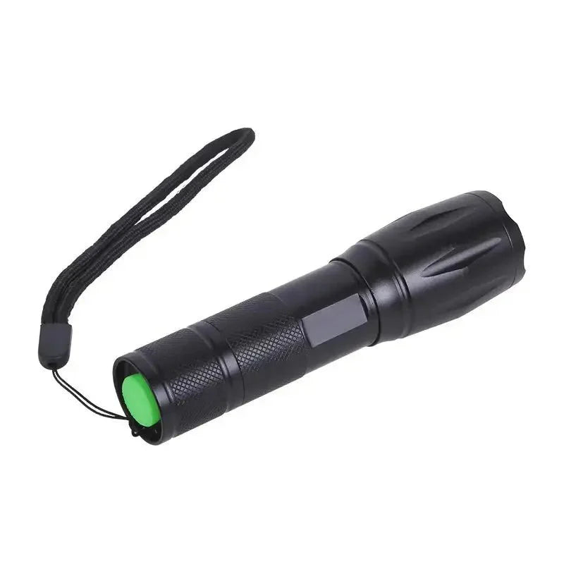 TOPCOM Waterdichte LED Zaklamp met Zoomfunctie – IP65 Aluminium
