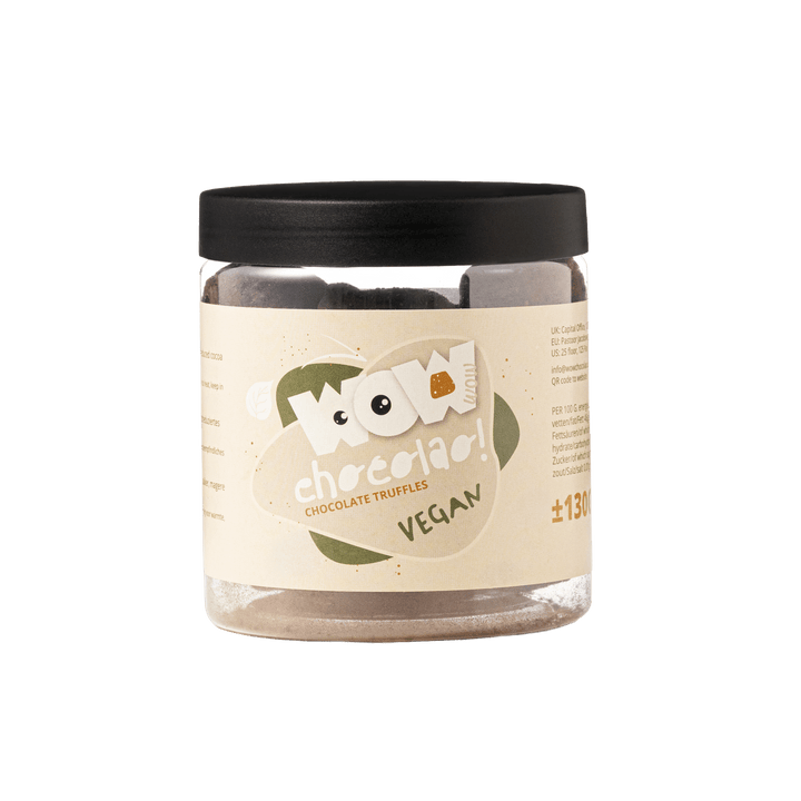 Vegan Chocolate Truffles Gift Jar 130g | Dairy-Free Chocolate