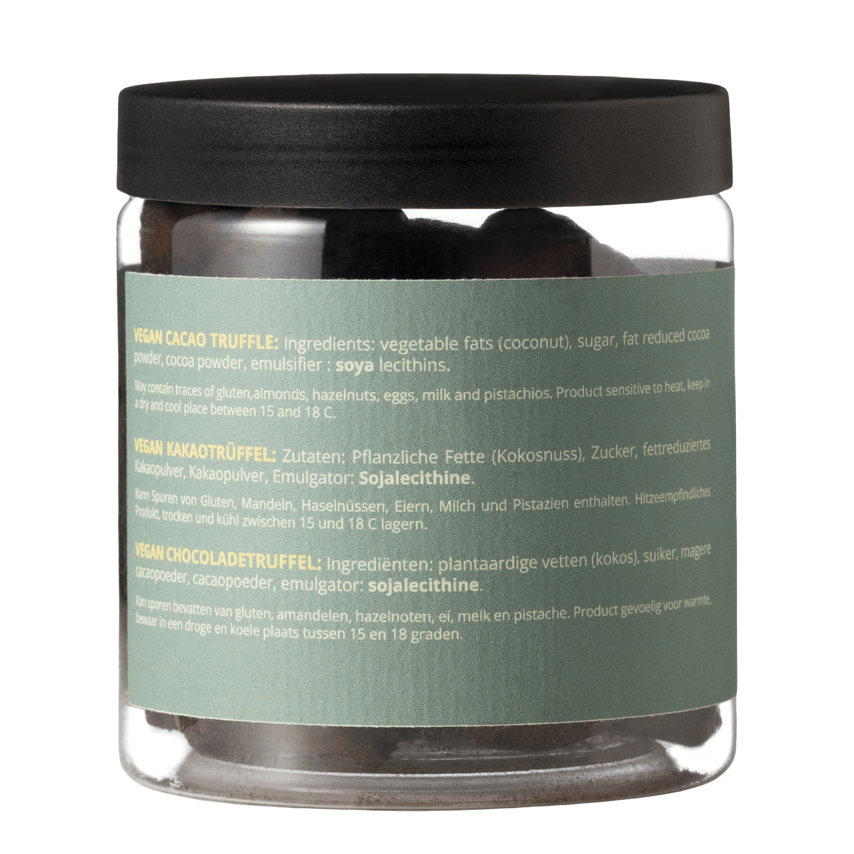 Vegan Summer Truffles Gift Jar 130g | Dairy-Free Summer Chocolate