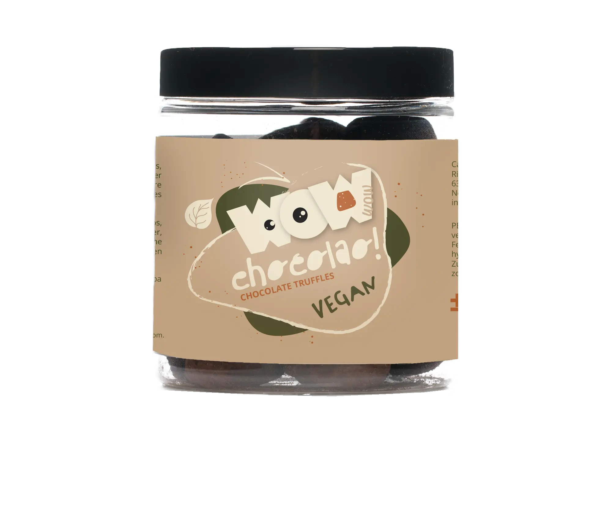 Vegan Chocolate Truffles - 130g Gifting jar - Goat Corp