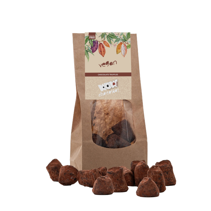 Vegan Chocolate Truffles - Biodegradable bag 130g - Goat Corp