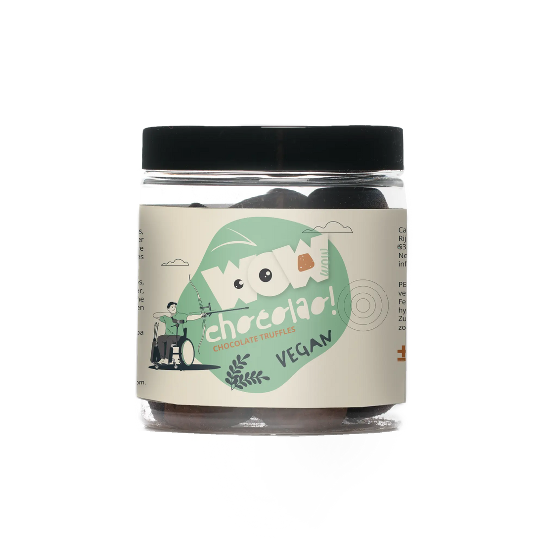 Vegan Chocolate Truffles - Paralympics Gifting Jar 130g - Goat Corp