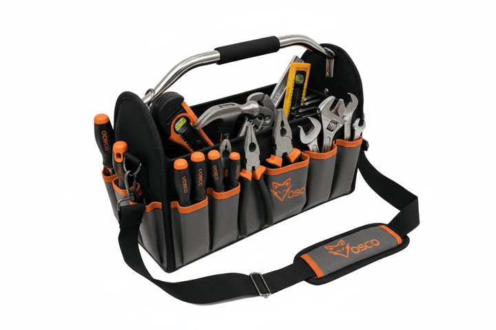 VOSCO® CABRIO Stevige gereedschapstas - Stalen handvat